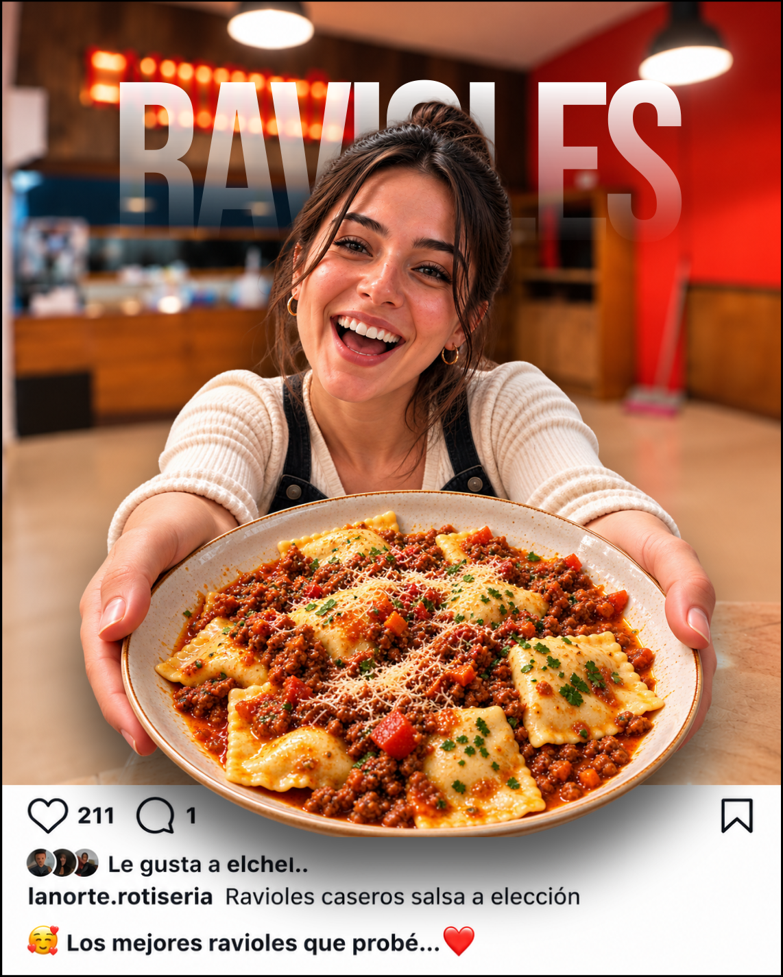 Contenido para redes sociales — gastronomía