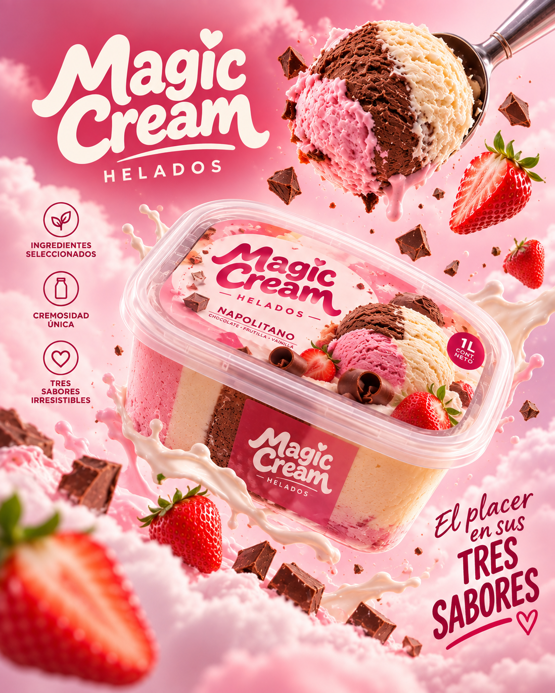 Magic Cream — contenido para redes sociales