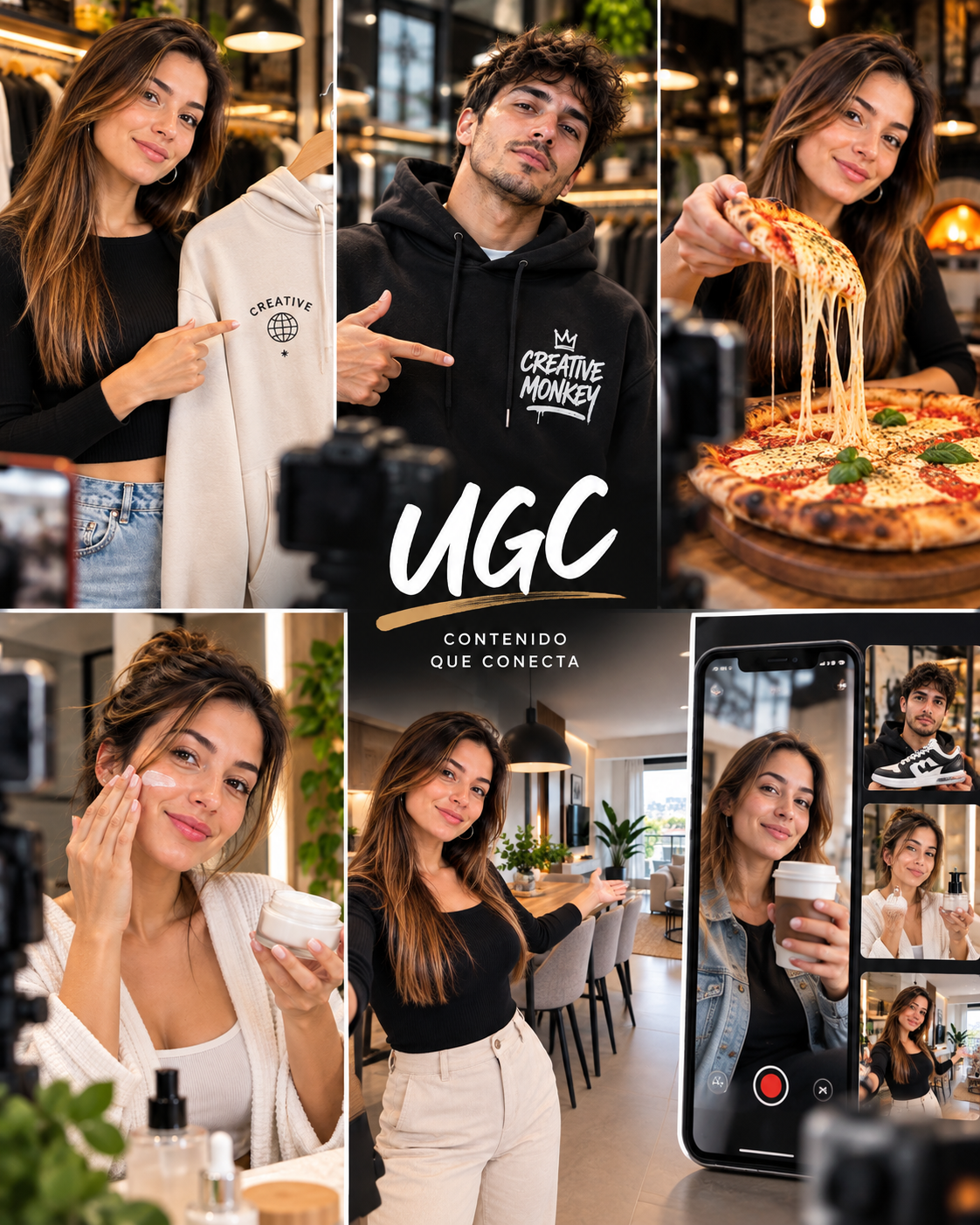 Contenido UGC para marcas — presentación de producto en boutique